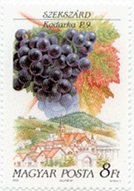 Hungary grape stamp