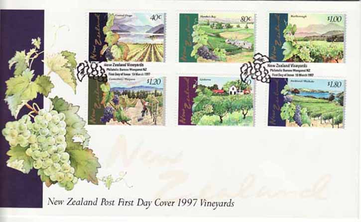 New Zealand vineyard FDC