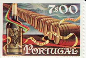 Wine stamp from Portugal